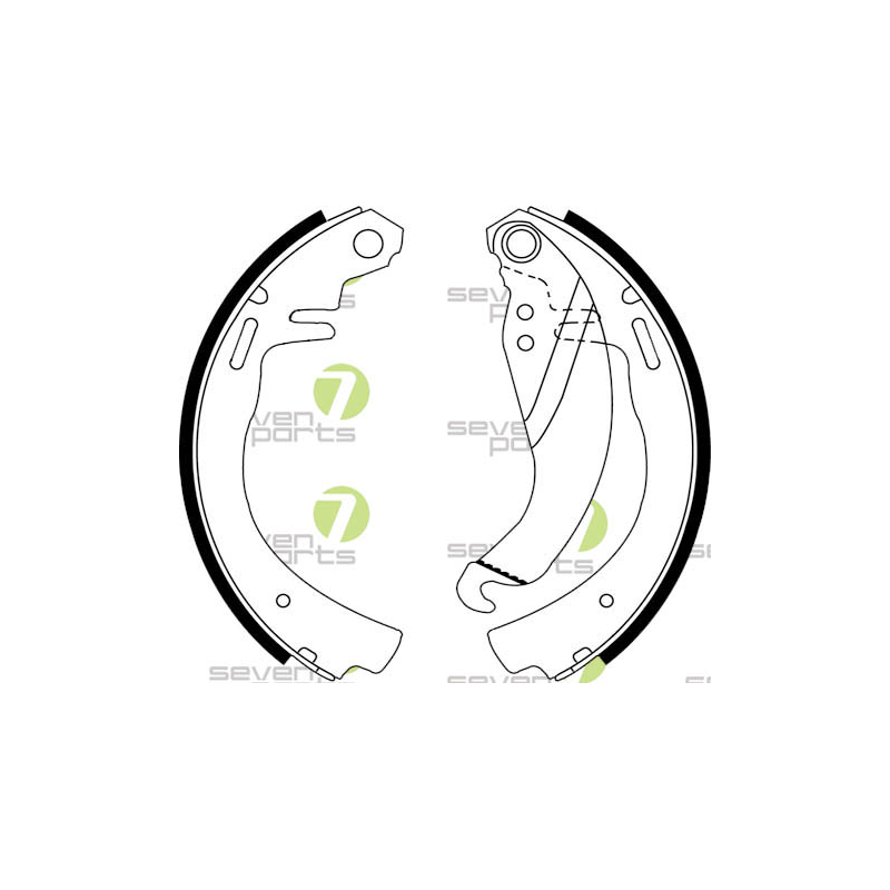 Ganasce freno - SEVEN