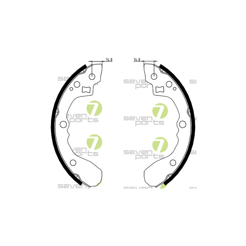 Ganasce freno - SEVEN