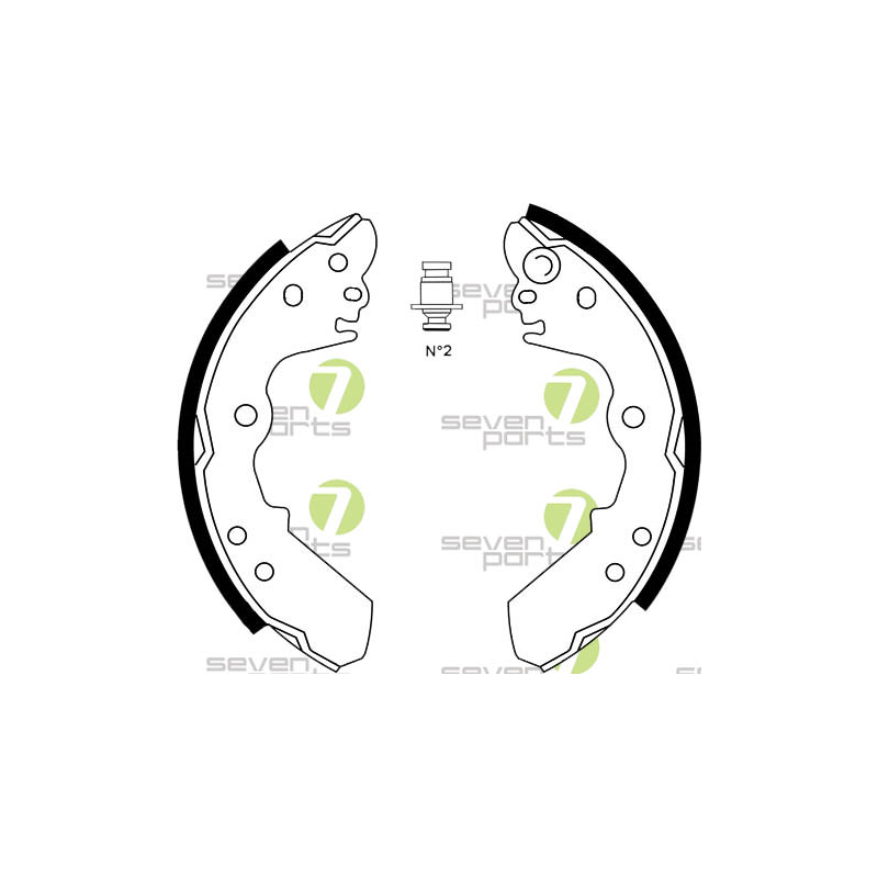 Ganasce freno - SEVEN