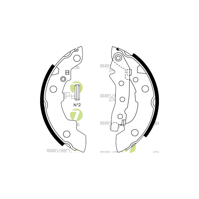 Ganasce freno - SEVEN