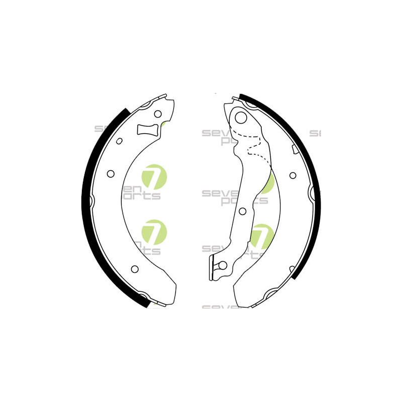 Ganasce freno - SEVEN