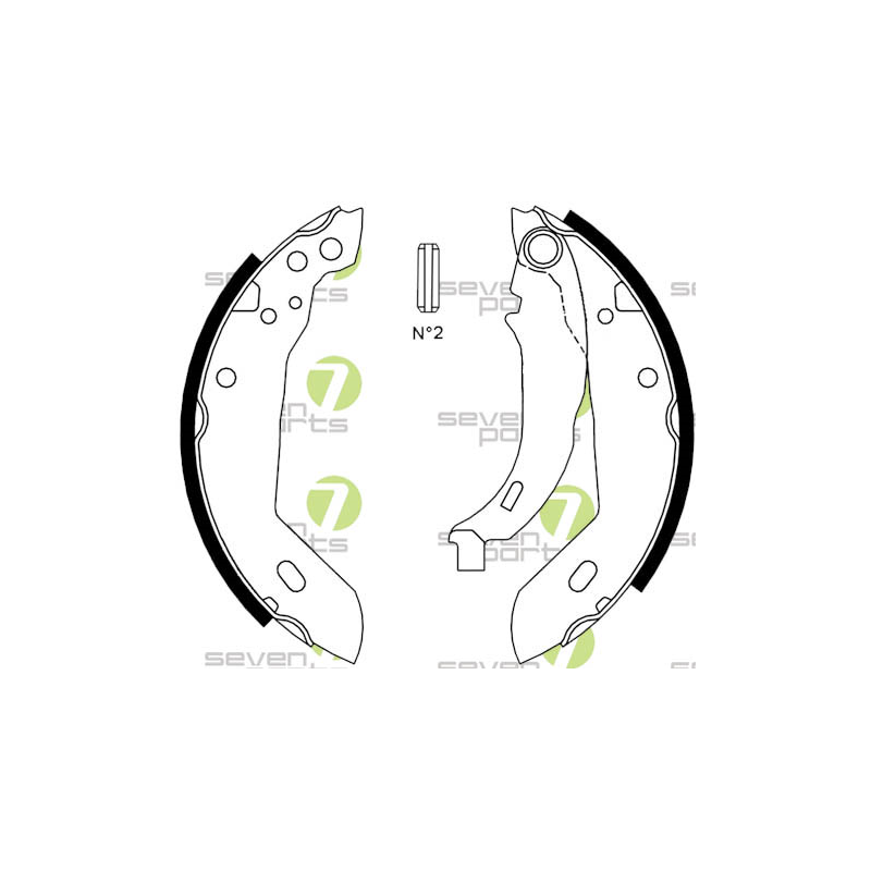 Ganasce freno - SEVEN