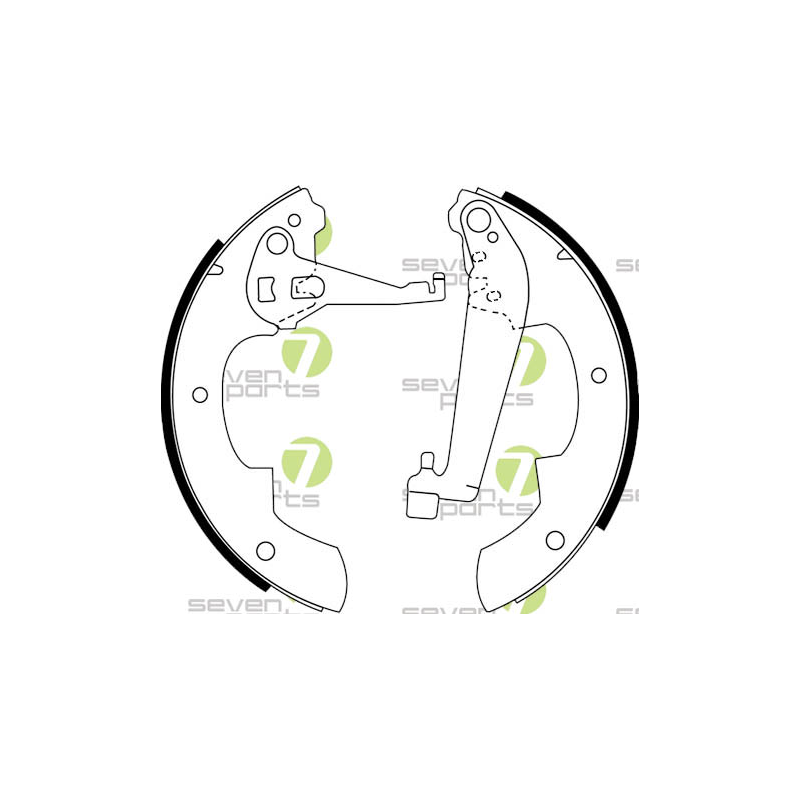 Ganasce freno - SEVEN