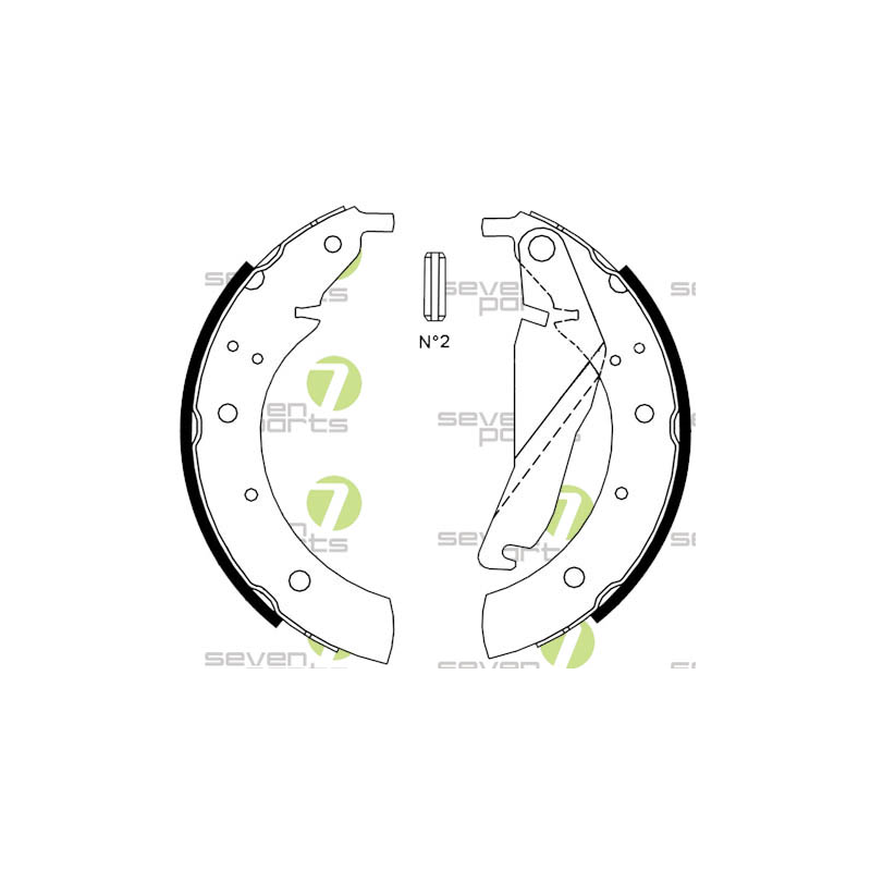 Ganasce freno - SEVEN