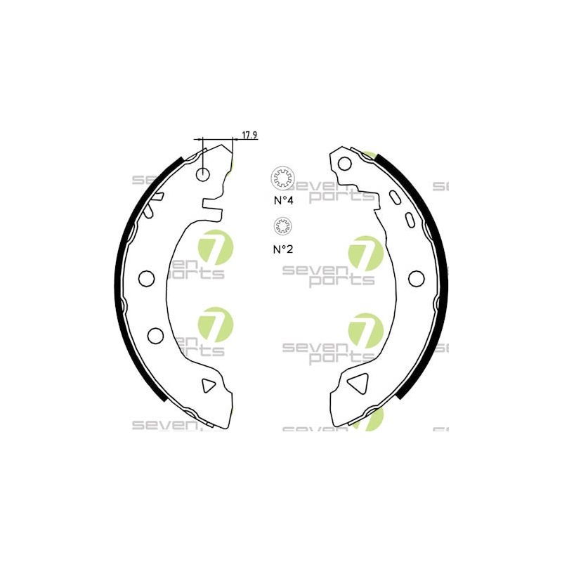 Ganasce freno - SEVEN