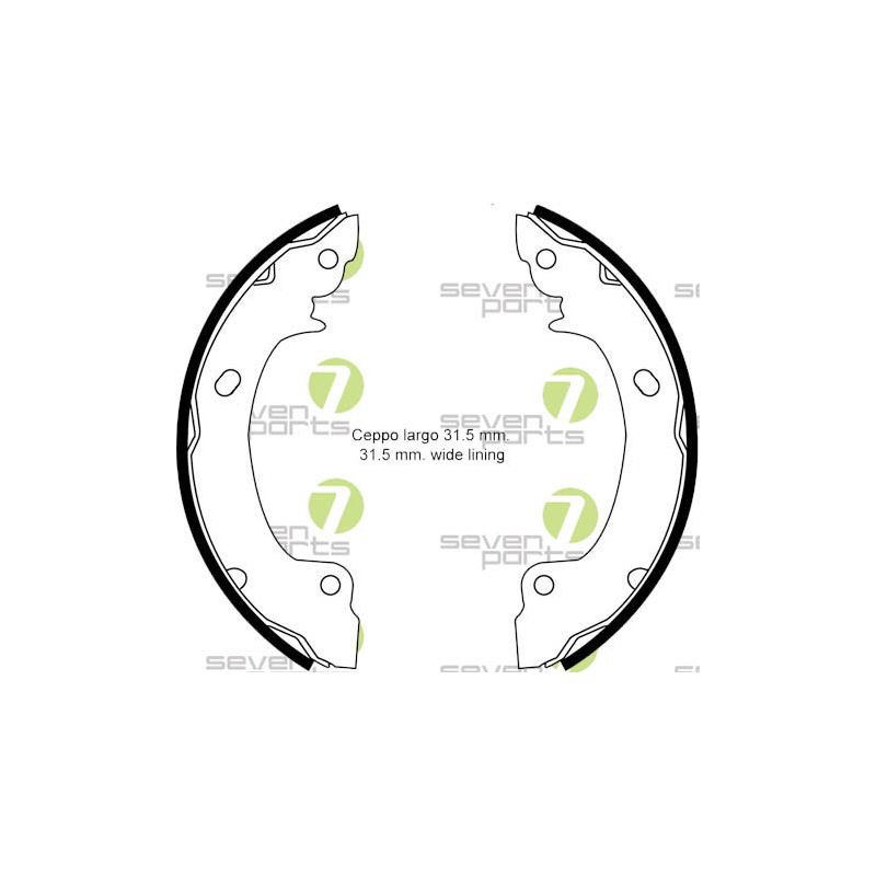 Ganasce freno - SEVEN