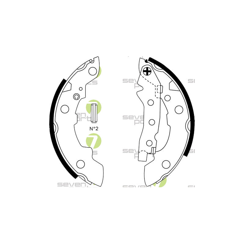 Ganasce freno - SEVEN