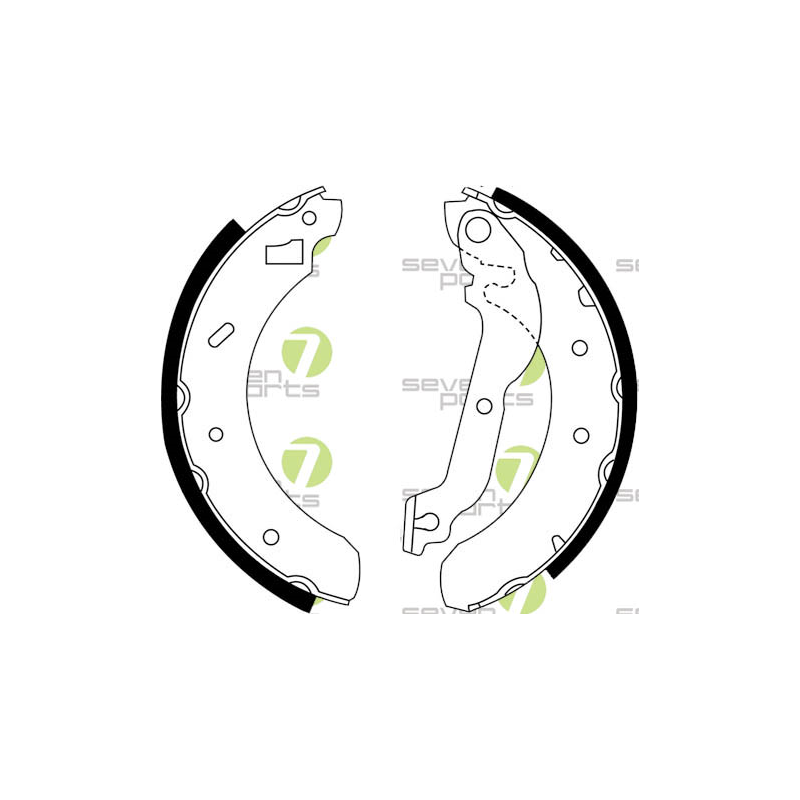 Ganasce freno - SEVEN