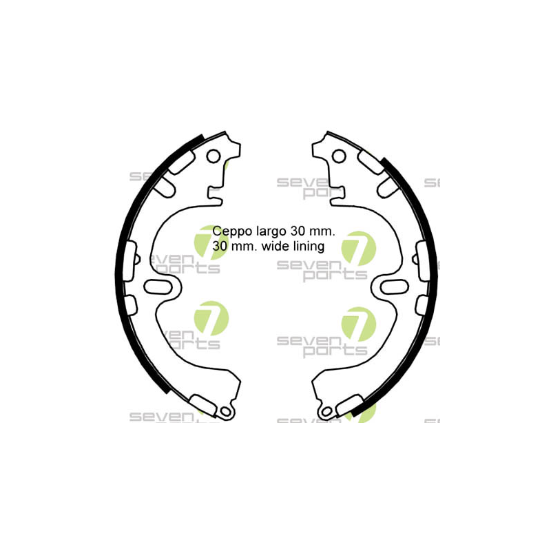 Ganasce freno - SEVEN