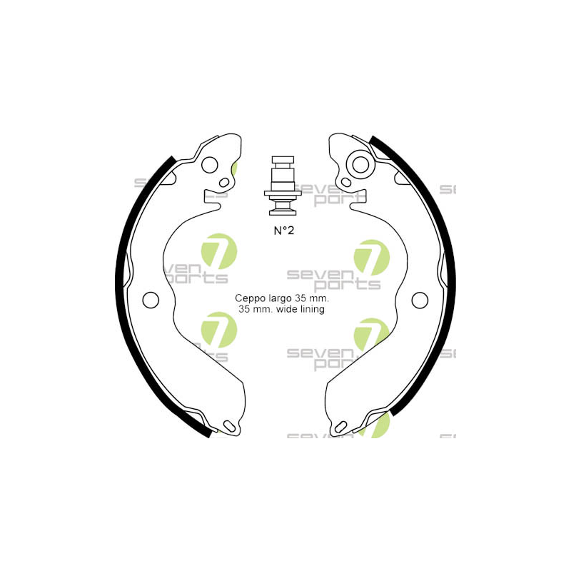 Ganasce freno - SEVEN