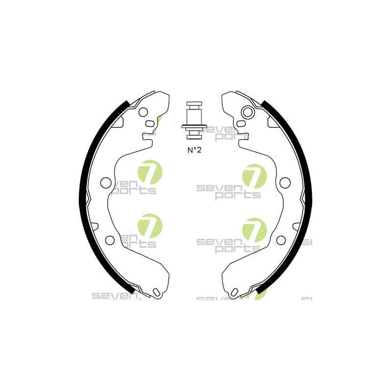 Ganasce freno - SEVEN