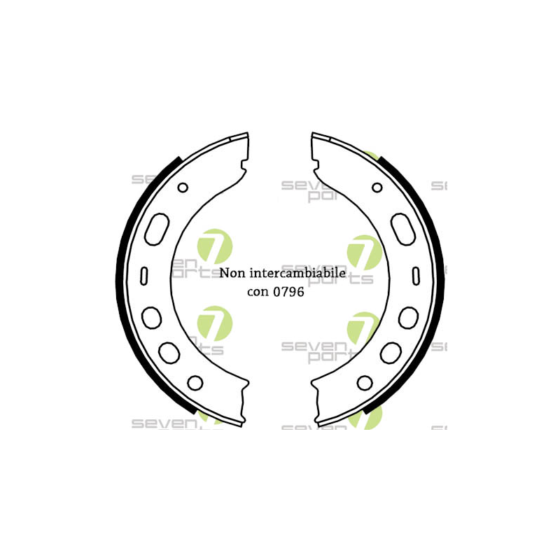 Ganasce freno - SEVEN