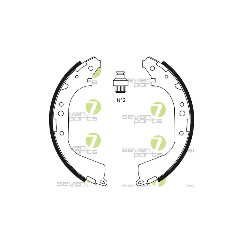 Ganasce freno - SEVEN