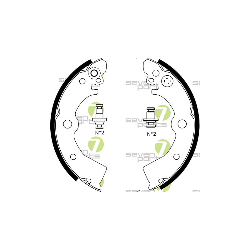 Ganasce freno - SEVEN