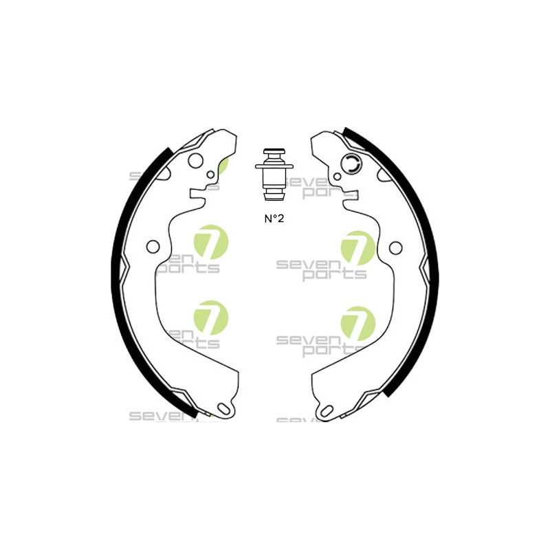 Ganasce freno - SEVEN