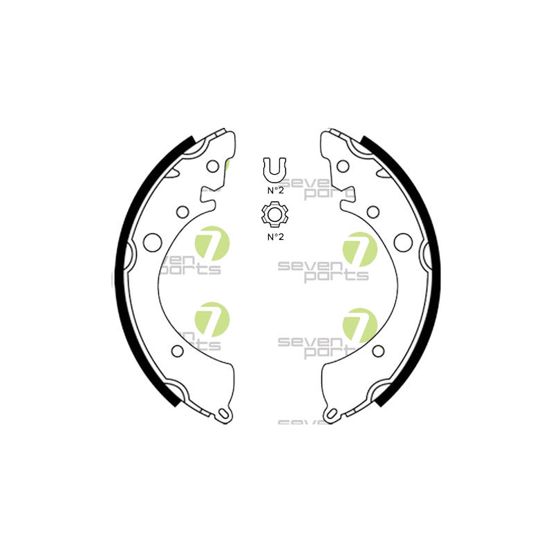 Ganasce freno - SEVEN