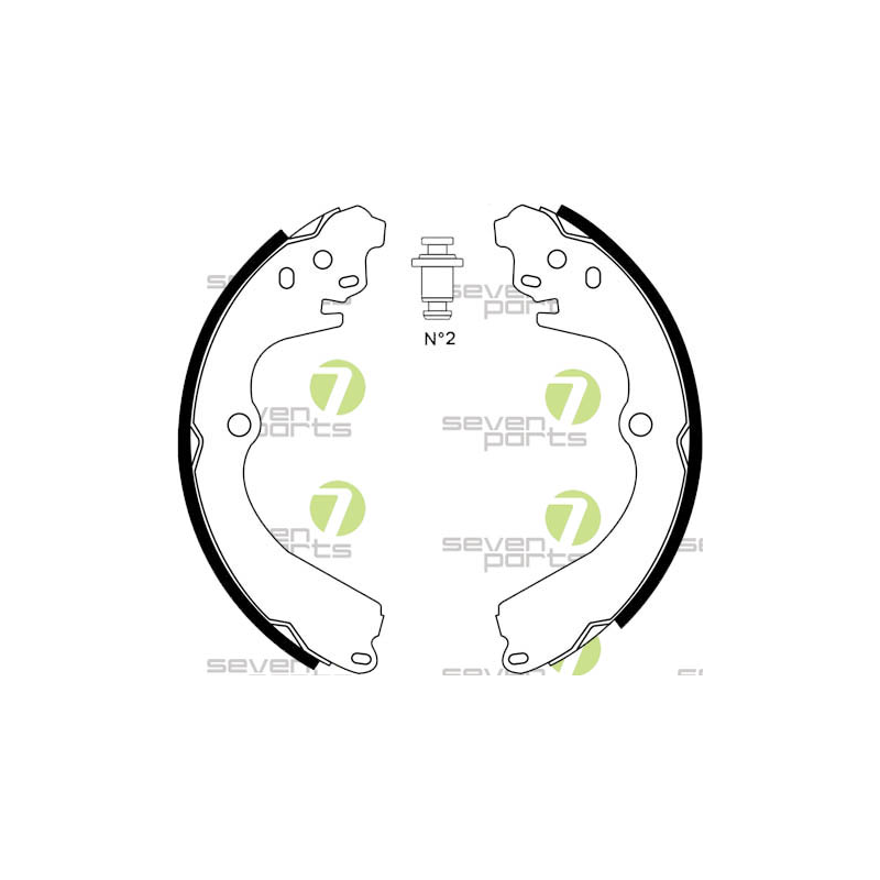 Ganasce freno - SEVEN