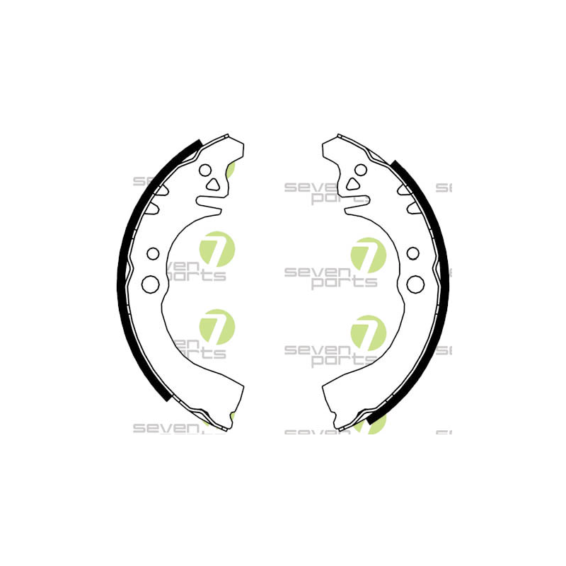 Ganasce freno - SEVEN