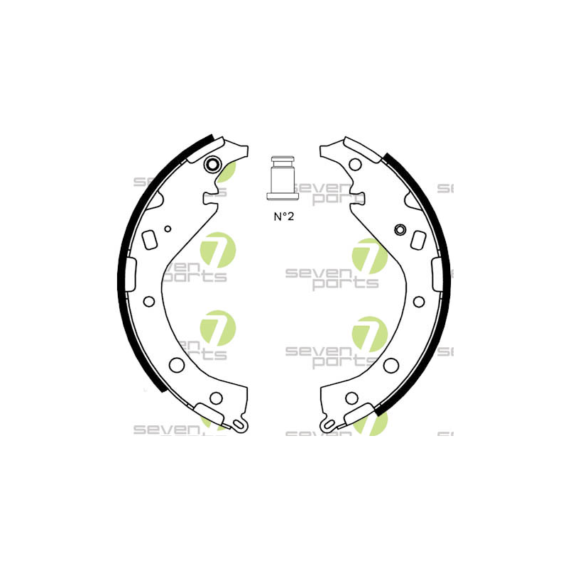 Ganasce freno - SEVEN