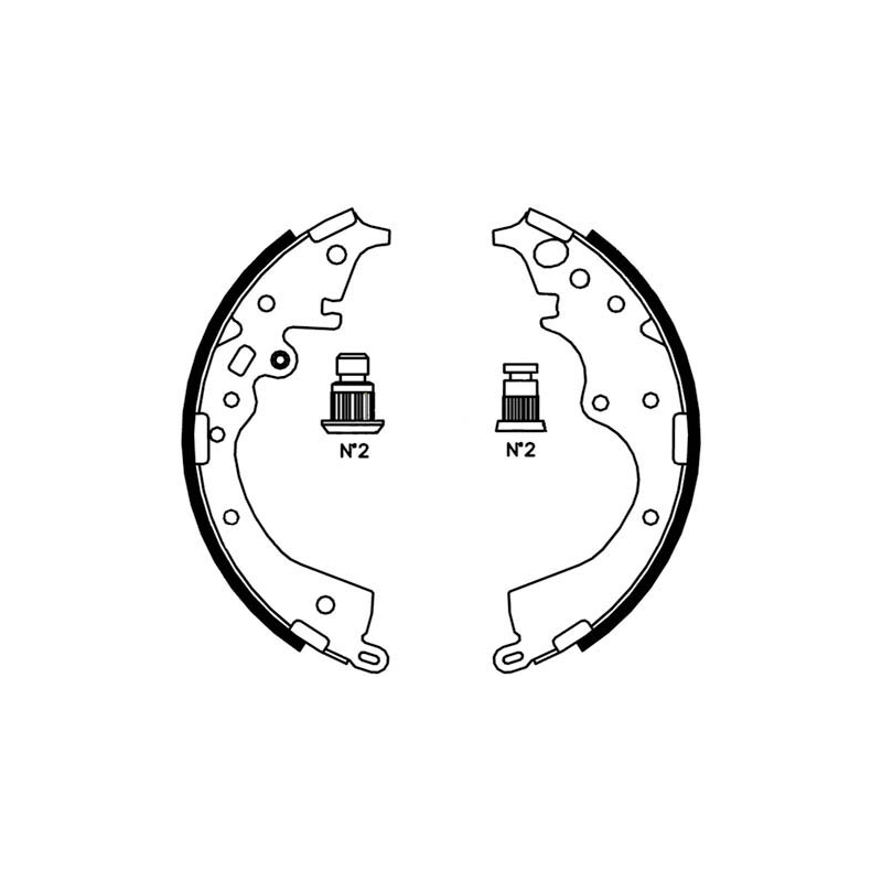 Ganasce freno - SEVEN