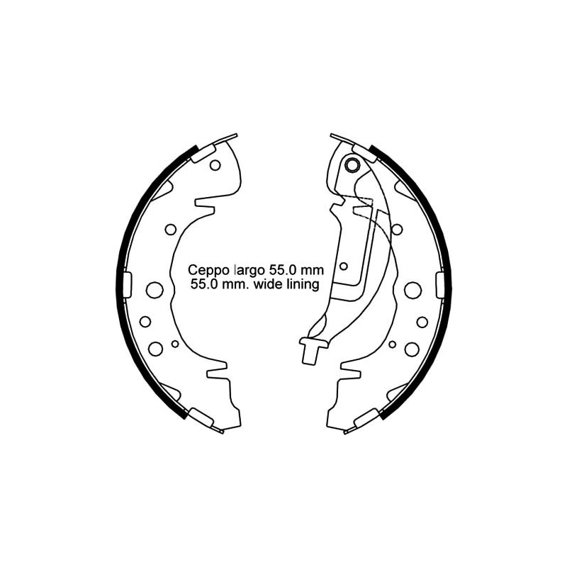 Ganasce freno - SEVEN