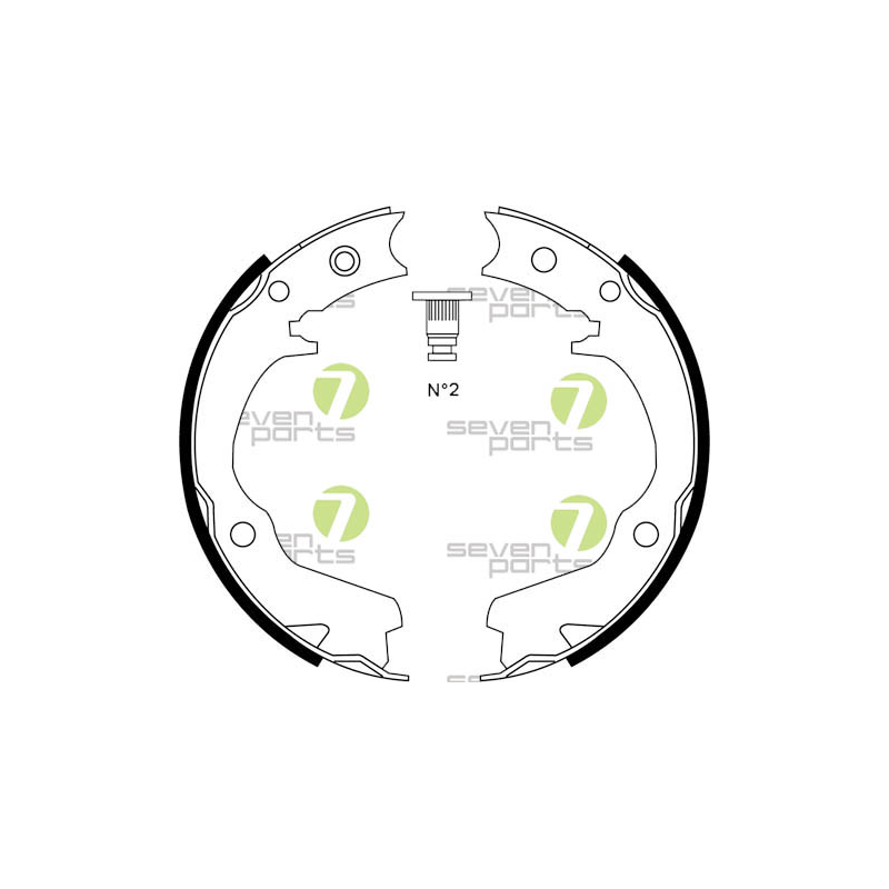 Ganasce freno - SEVEN