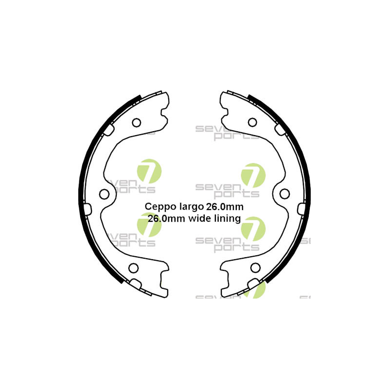 Ganasce freno - SEVEN