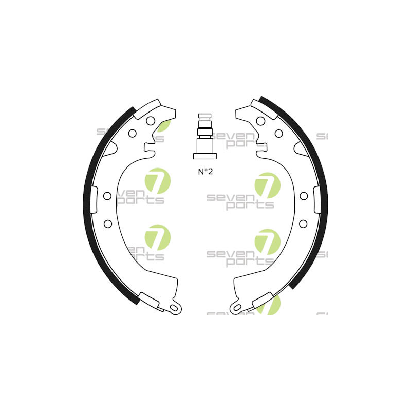 Ganasce freno - SEVEN