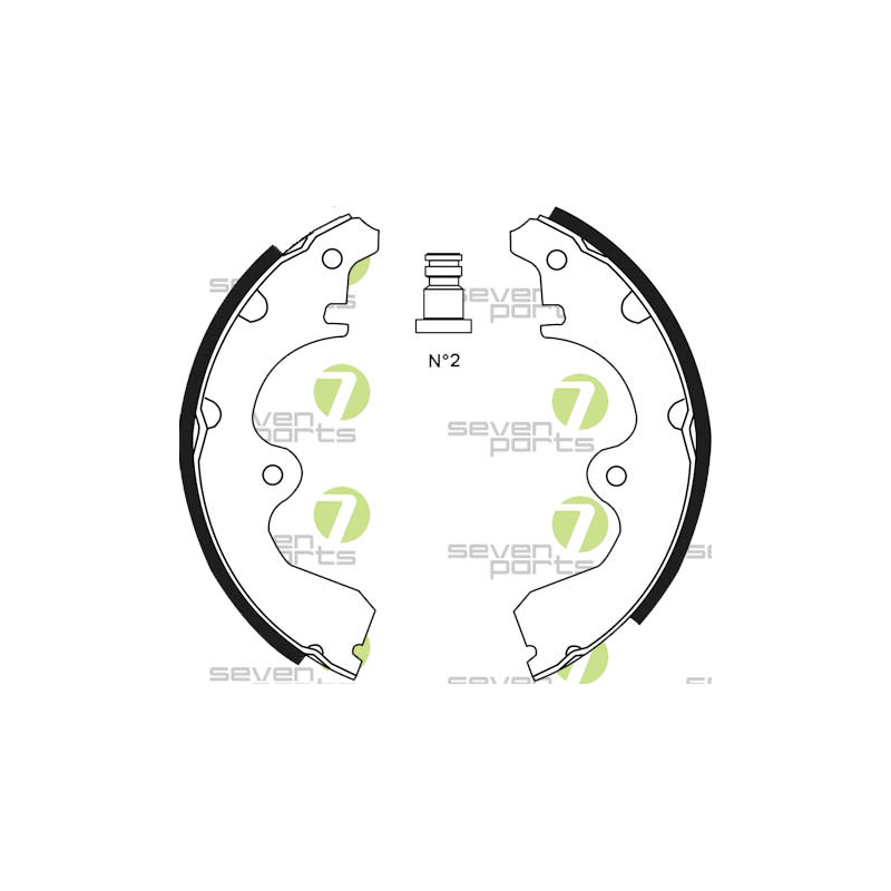 Ganasce freno - SEVEN