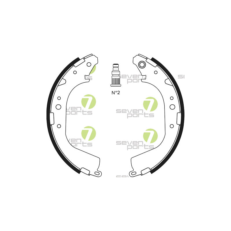 Ganasce freno - SEVEN