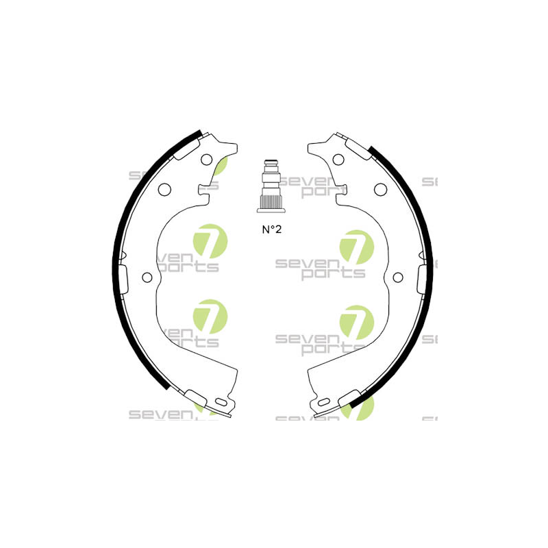 Ganasce freno - SEVEN