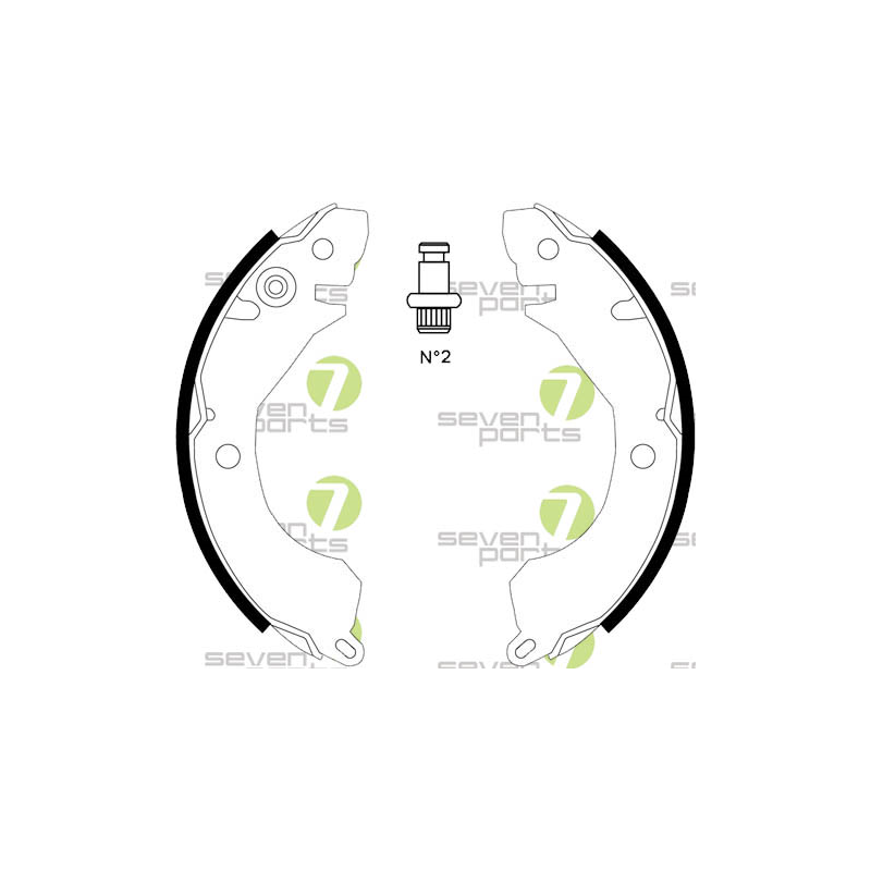 Ganasce freno - SEVEN