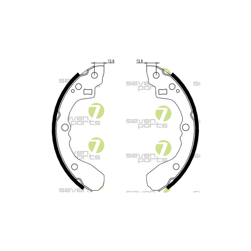 Ganasce freno - SEVEN