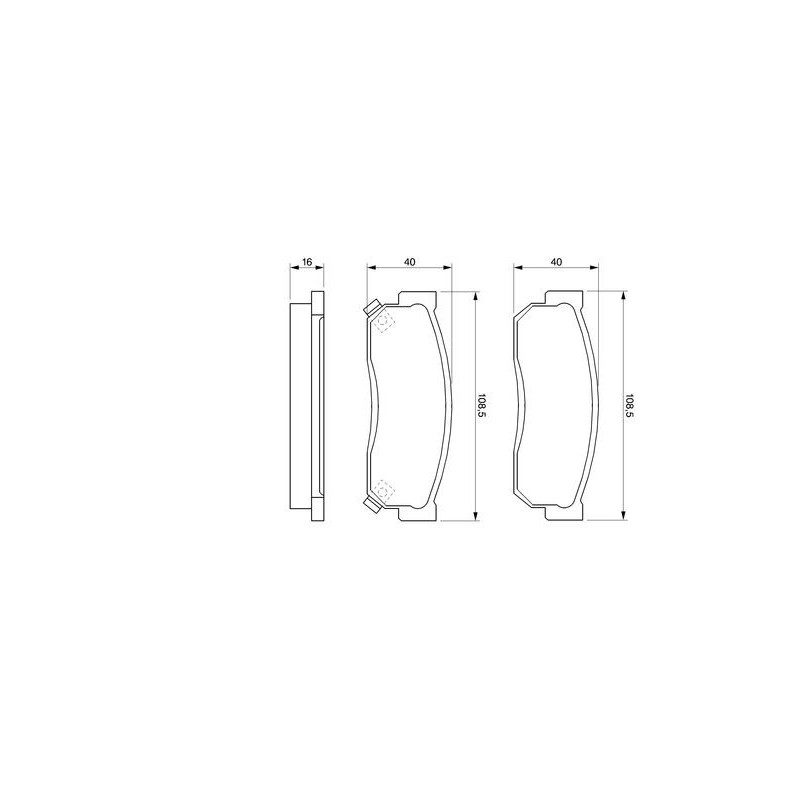 Pastiglie freno asse anteriore - BOSCH