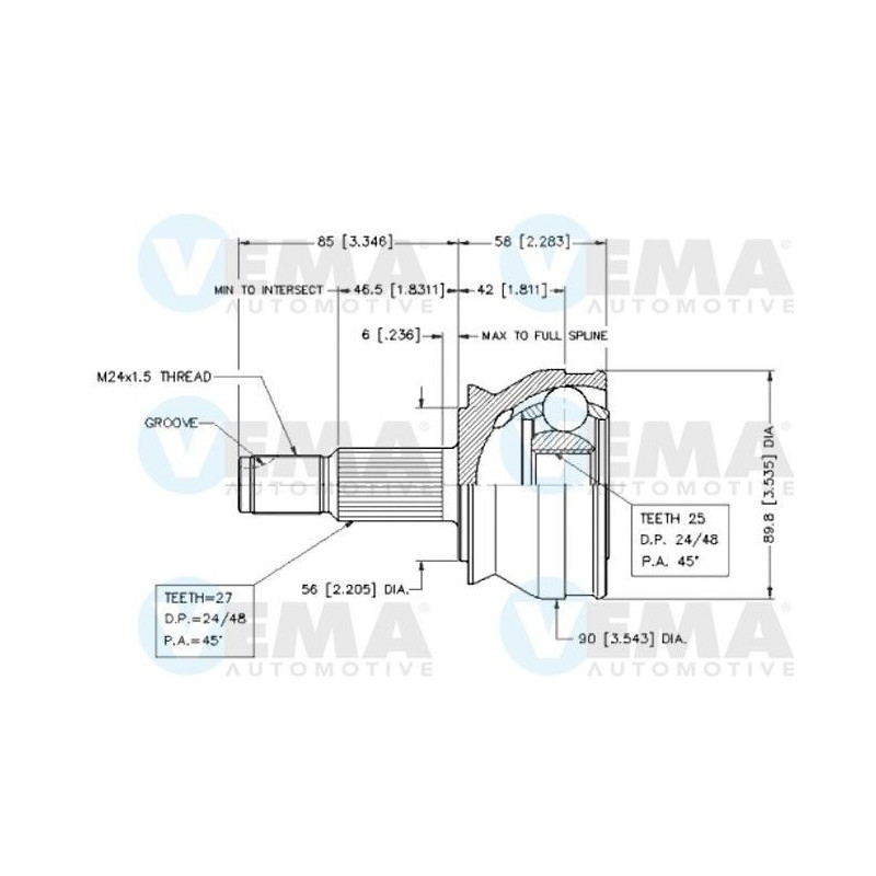 Giunto omocinetico - VEMA