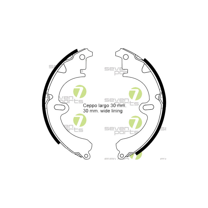 Ganasce freno - SEVEN