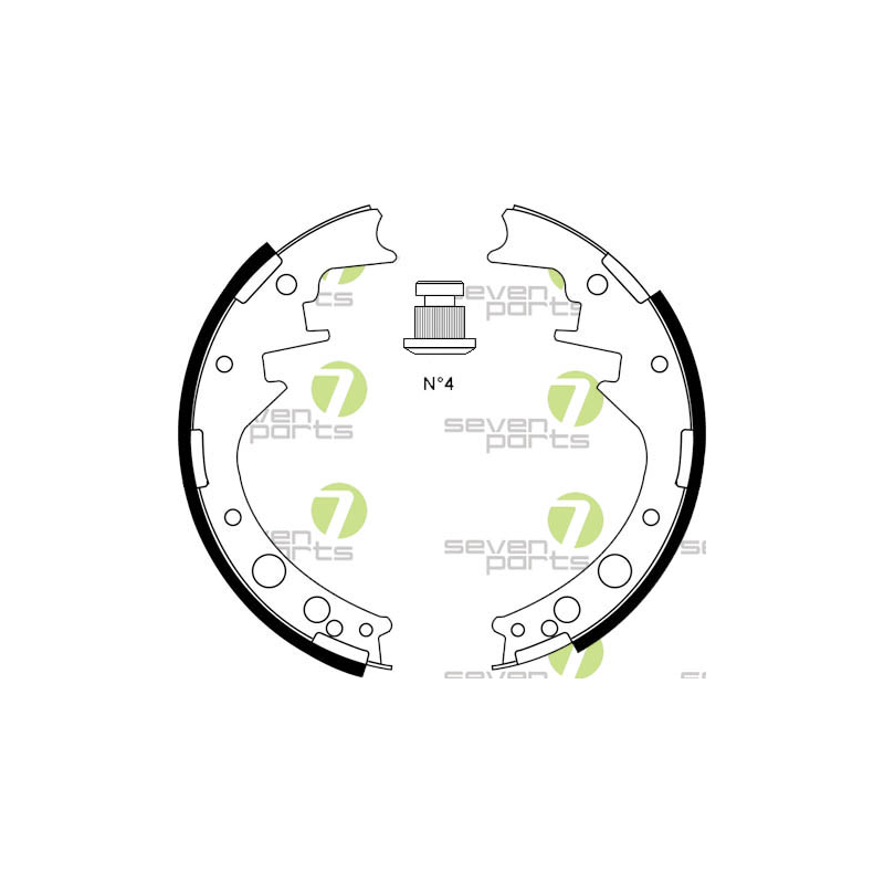 Ganasce freno - SEVEN