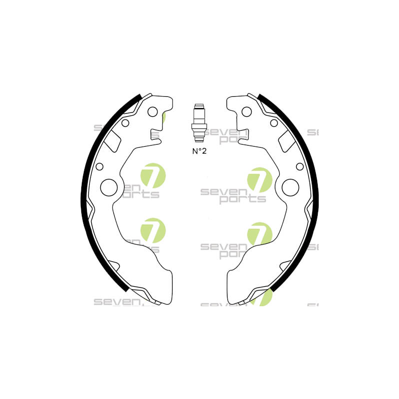 Ganasce freno - SEVEN