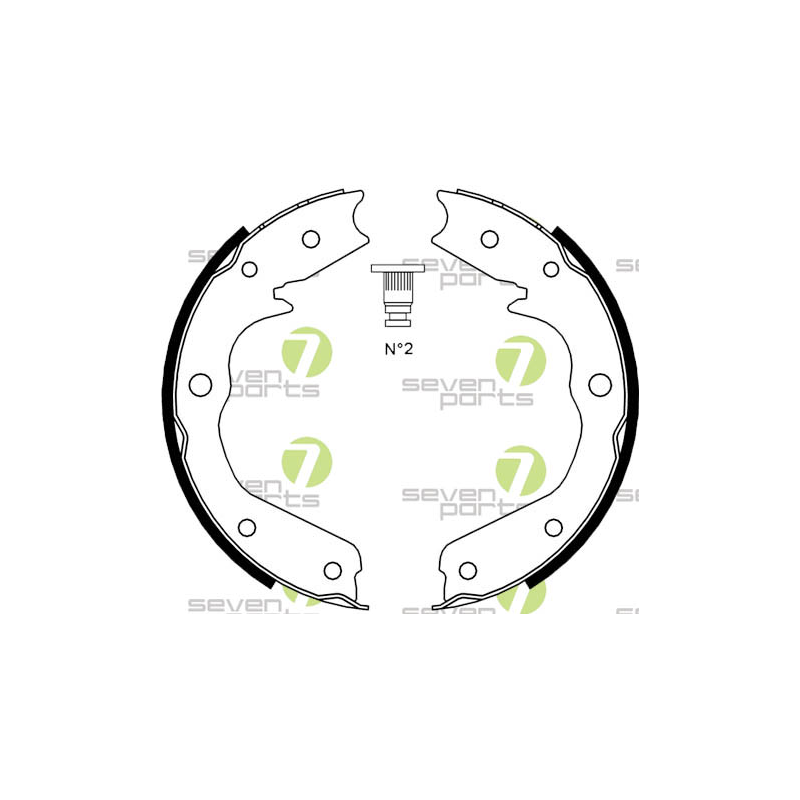 Ganasce freno - SEVEN