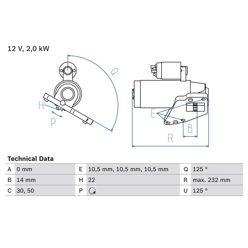 Motorino avviamento - BOSCH