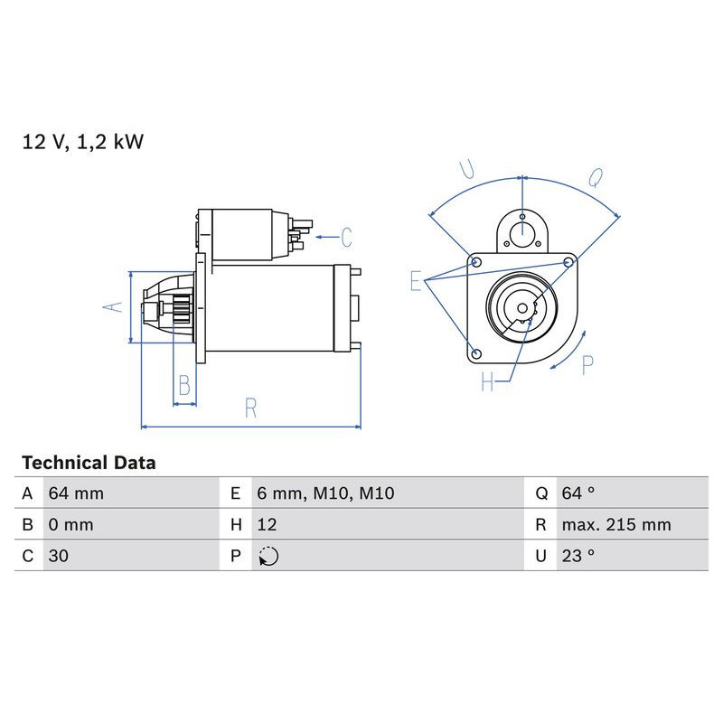 Motorino avviamento - BOSCH