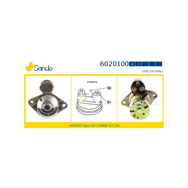 Motorino avviamento - SANDO