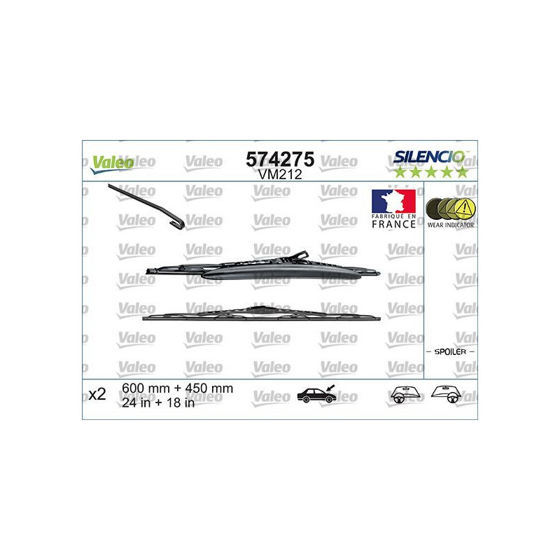 Spazzole tergicristalli - VALEO