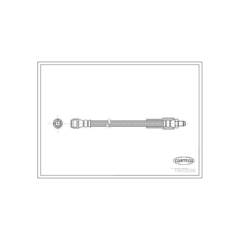 Flessibile freno asse posteriore - CORTECO
