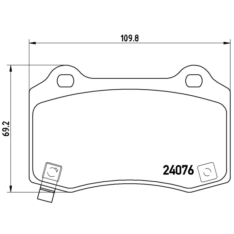 Pastiglie freno asse posteriore - BREMBO