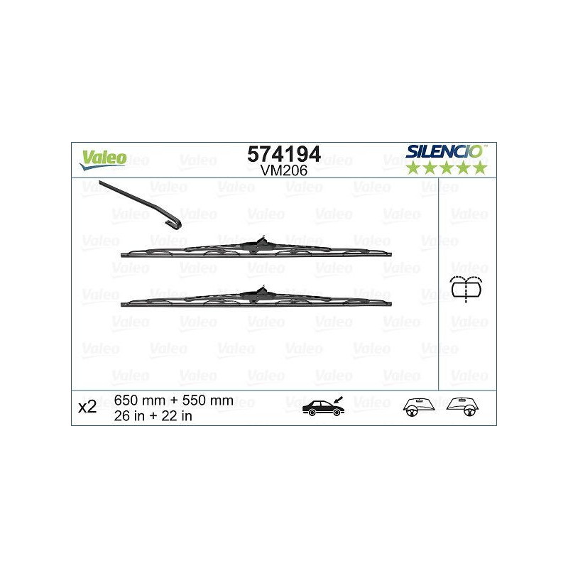 Spazzole tergicristalli - VALEO