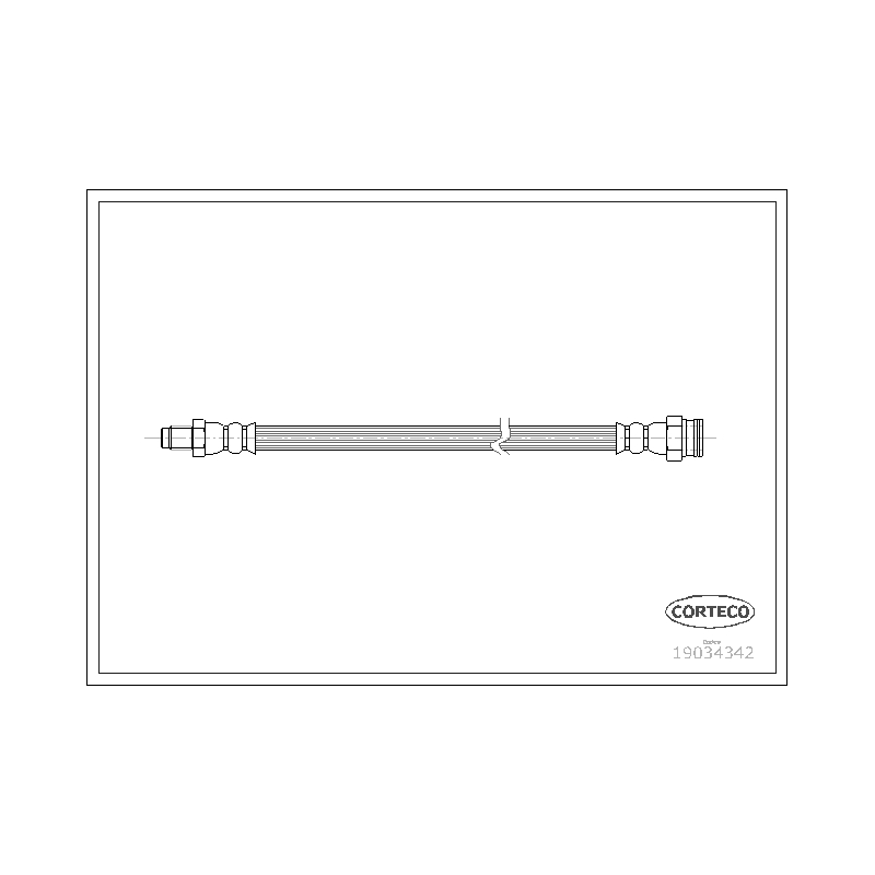 Flessibile freno asse posteriore - CORTECO