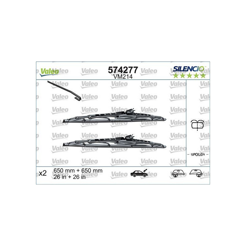 Spazzole tergicristalli - VALEO