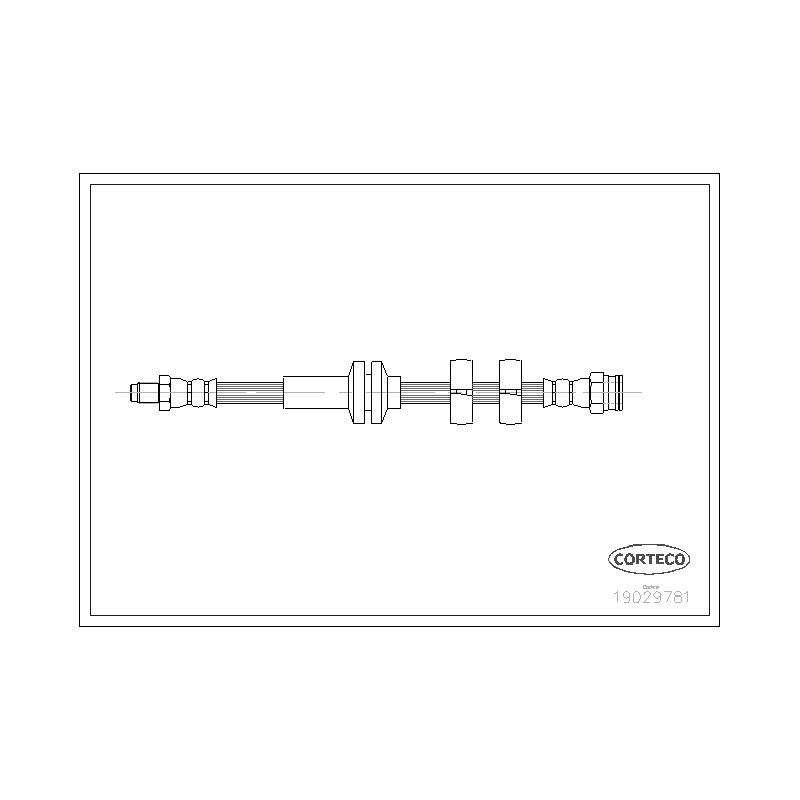 Flessibile freno asse anteriore - CORTECO