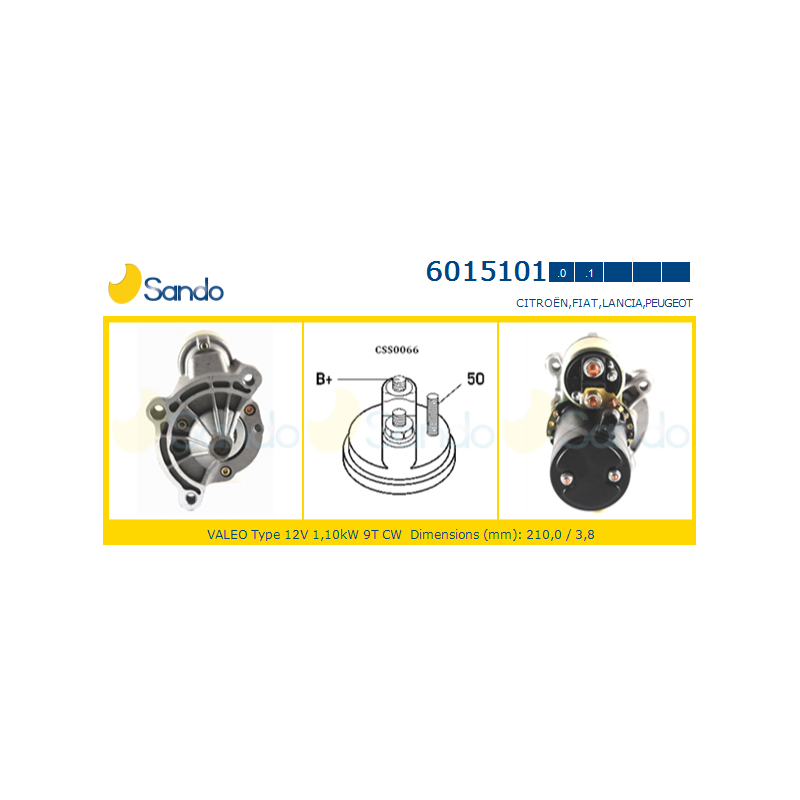 Motorino avviamento - SANDO